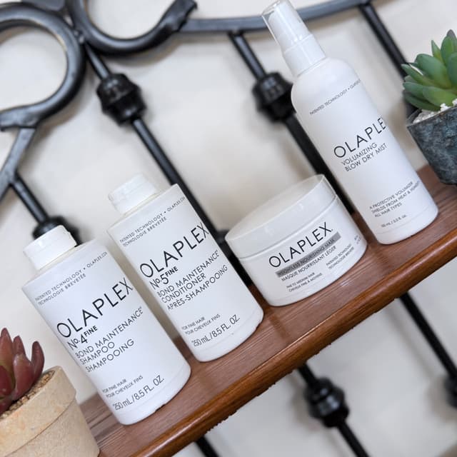Olaplex Fine Hair Routine at Chroma & Curl Beauty Lounge in Lincoln, NE